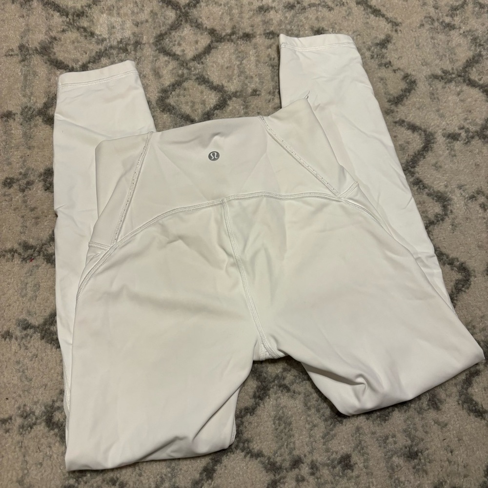 lululemon white leggings size 4